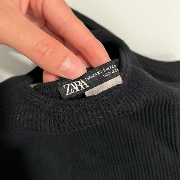 ZARA Ribbed Top - Picture 3 of 3
